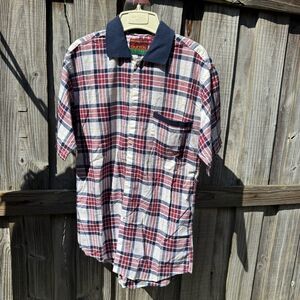Men's oakton Plaid Shirt - Red and Blue